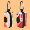2pcs uniquely designed pet poop bag set fits all dog leashes no built-in bag and leash a must-have for pet owners