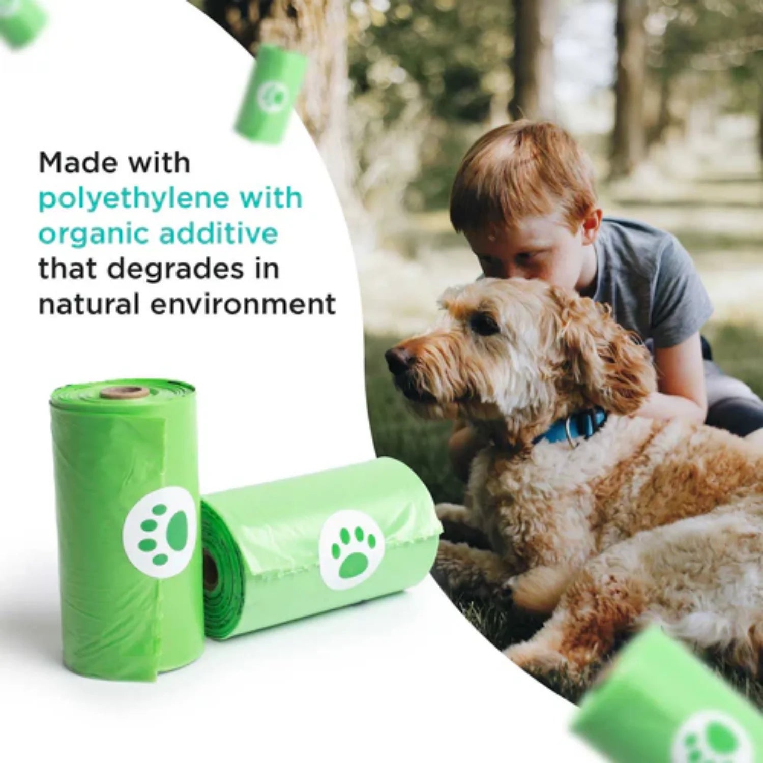 27Rolls 405bags Biodegradable Extra Thick Dog Leak Proof Poop Bags Dog Waste Bags with Dispenser