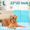 100Pcs Super Absorbent Disposable Pet Urine Pads for Large Breeds Potty Training, Travel - Ideal for Dogs, Puppies, Cats