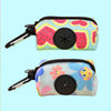 2pcs uniquely designed pet poop bag set fits all dog leashes no built-in bag and leash a must-have for pet owners