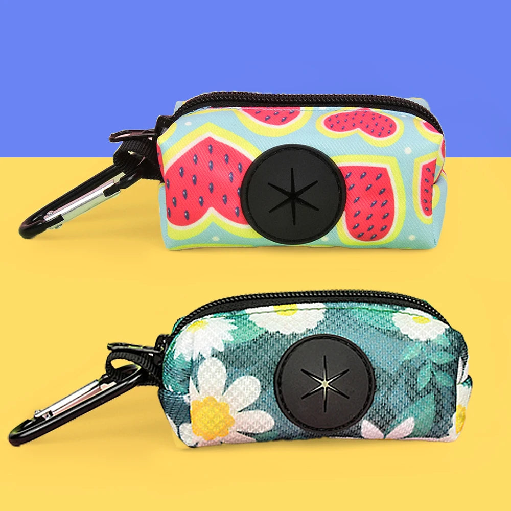 Economy 1pcs/2pcs dog poop bags with stylish design for quick cleanup ( no leash and waste bag)