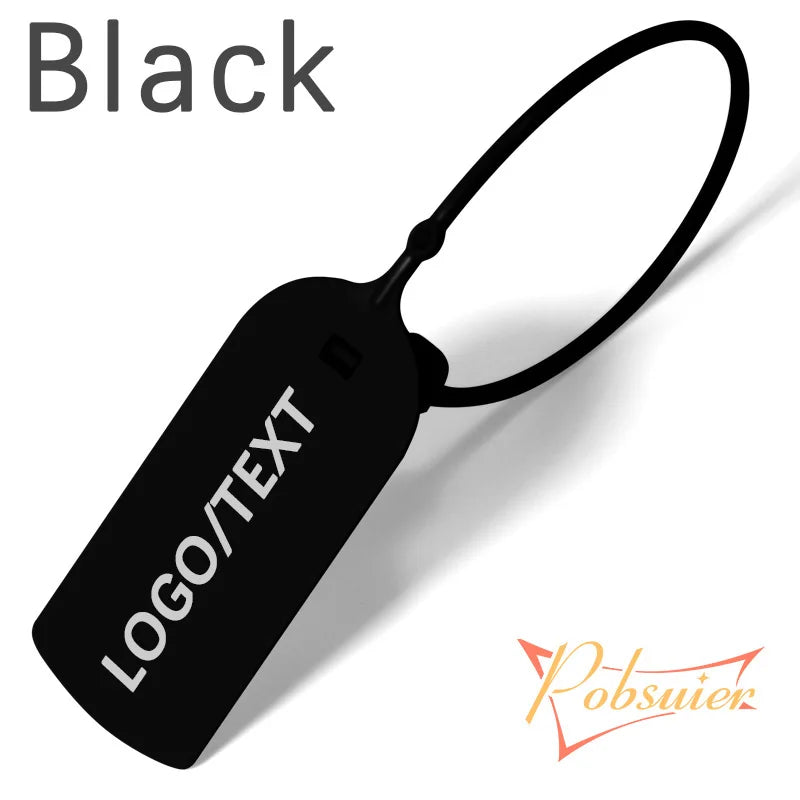 100Pcs Custom Clothing Hang Tags Personalized Plastic Security Print Garment Shoe Clothes Product Logo Gift Tag Label 200mm/7.8"
