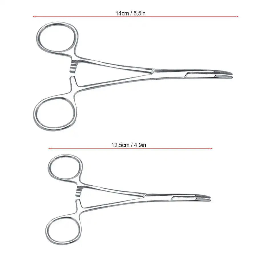 Pet Cat Dog Hemostasis & Hair Removal Tweezers Ear Cleaning Clamp Needle  For Pet Hair Cleaning Ear Hair Tweezer Hand Tool