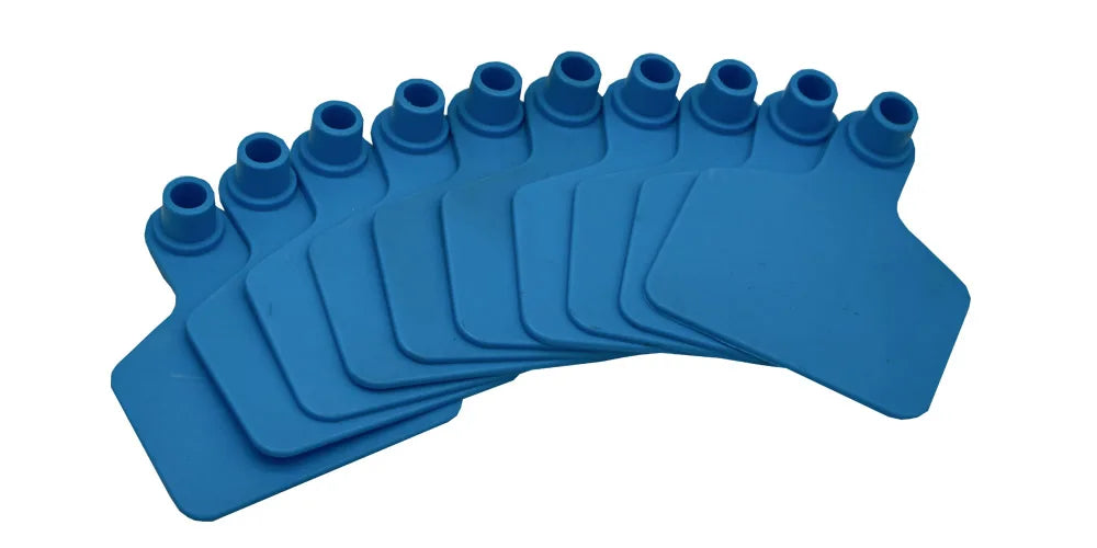 100 Pcs Animal identification,Blank ear tag Apply to pig Cattle sheep donkey horse Farm animal feeding tools