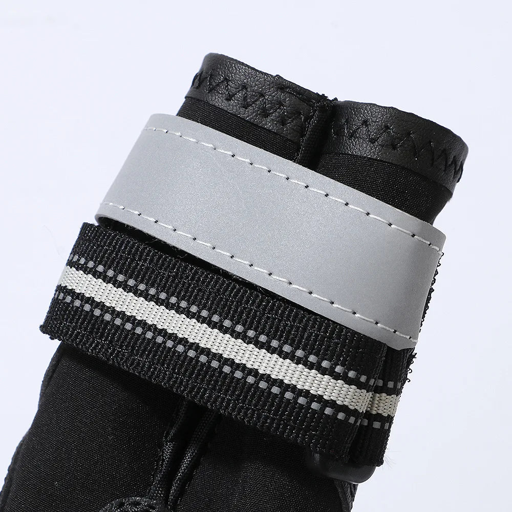Reflective Dog Shoes Sneaker Waterproof Anti Skid Winter Dog Boots Footwear Socks Pet Shoes for Husky Medium Large dogs