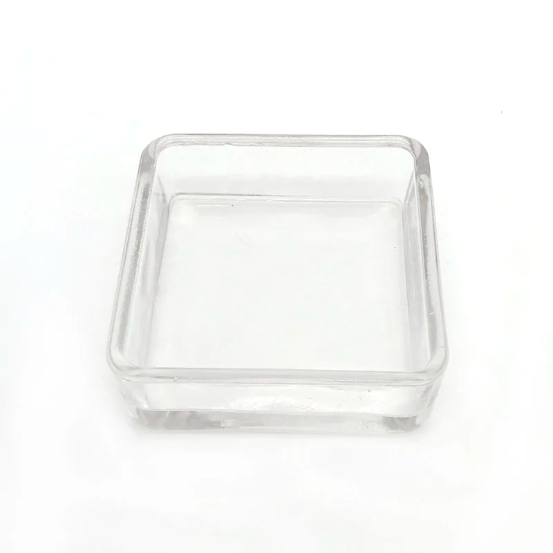 Glass Aquarium Feeder Tube Dish Transparent Fish Tank Shrimp Snail Food Feeder Bowl Aquarium Feeding Accessories Shrimp Feeders