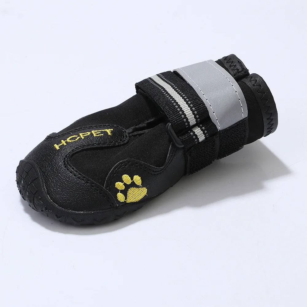 Reflective Dog Shoes Sneaker Waterproof Anti Skid Winter Dog Boots Footwear Socks Pet Shoes for Husky Medium Large dogs