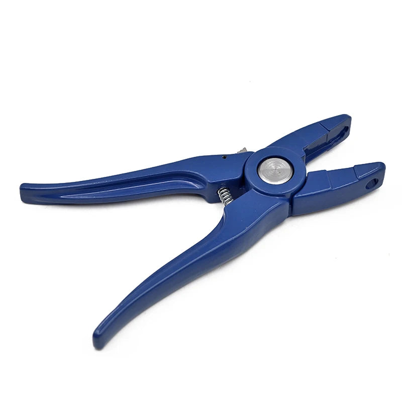 100Pcs Ear Tags Livestock Animal Goat Tags and Plier Farm Animals Idetification Card Sheep Ear Tag Without Words Easy To Install