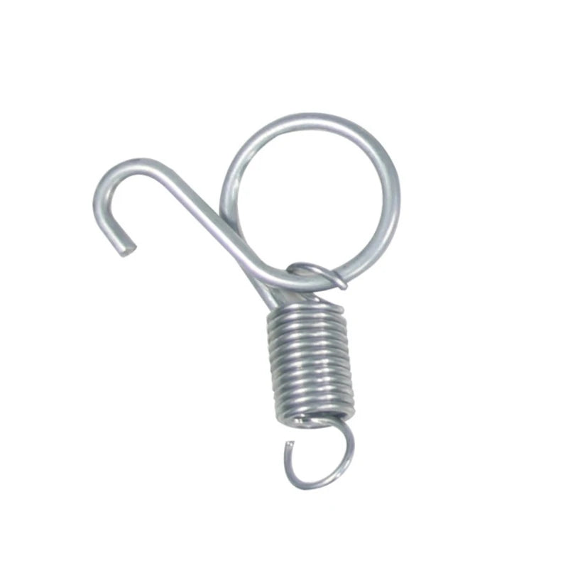 Cage Door Spring Hook 10Pcs Metal Spring Hooks Sturdy Tension Fixing Spring for Wire Rabbit/Bird/Hamster Cages S/L