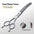 Fenice 7.0 Inch VG10 Steel 3D Gradient Traceless Teeth Pet Curved/Straight Chunker Scissors Bearing Screws Pet Grooming Shears