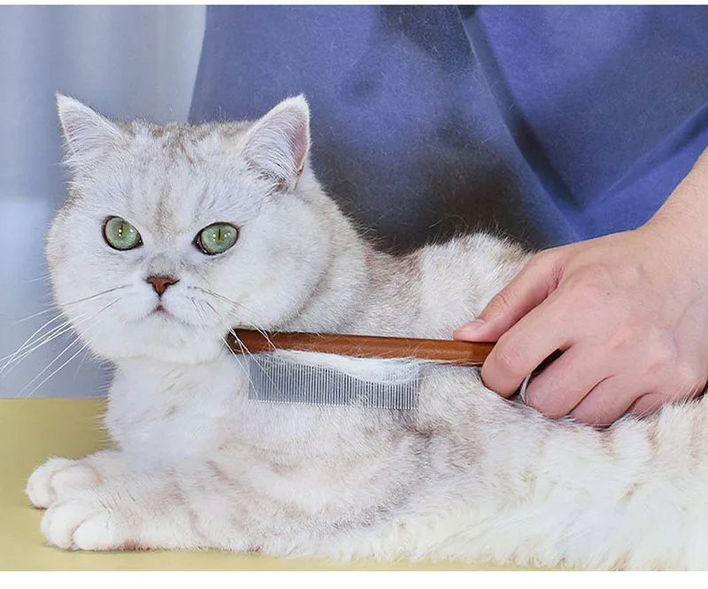 Pet Flea Comb Cat Dog Comb for Fleas Ticks Removal Tools Stainless Steel Grooming Brush For matted Long Short Hair Pets Products