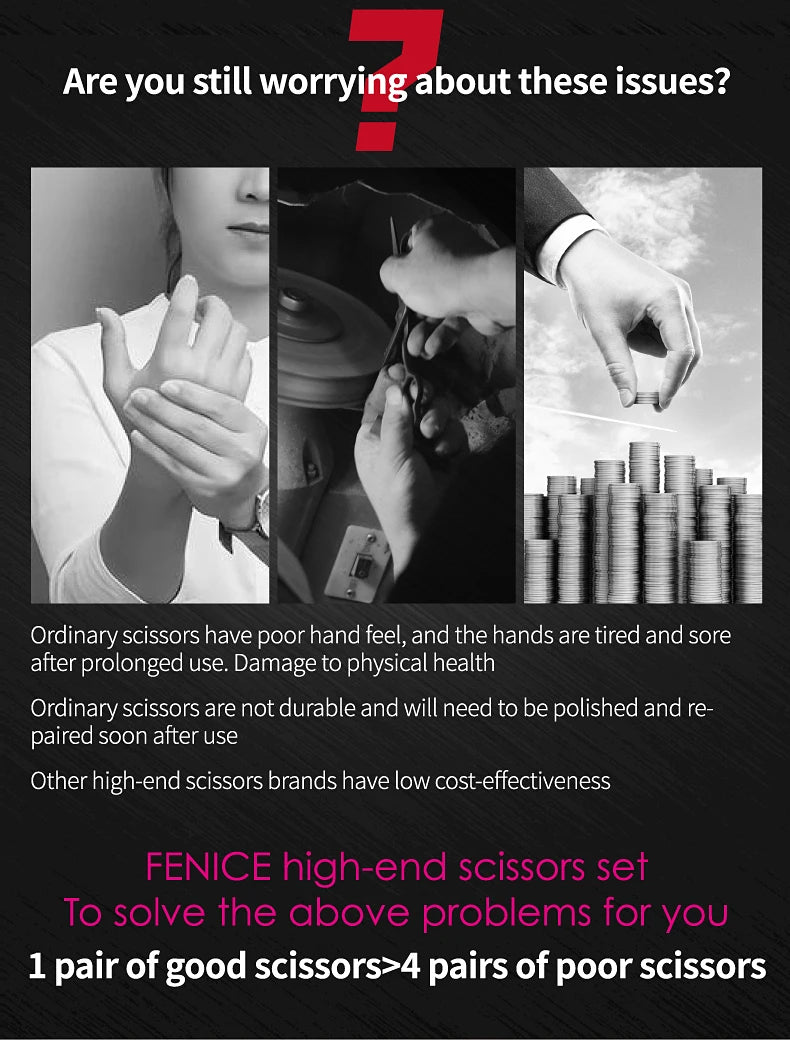 Fenice Pink Diamond Screw Pet Super Curved Scissors 45° 6.5/7.5inch Pet Dog Grooming Scissors Trimming Shear For Pet Beauticians