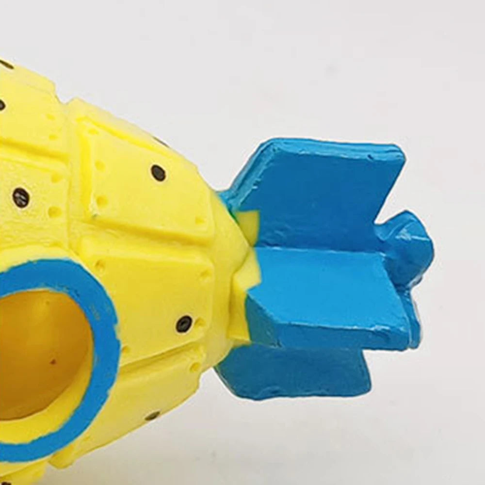 1PC Aquarium Decoration Resin Submarine Ornament Fish Tank Scenic Decoration Shrimp Hideout Submarine Theme Aquarium Decorations