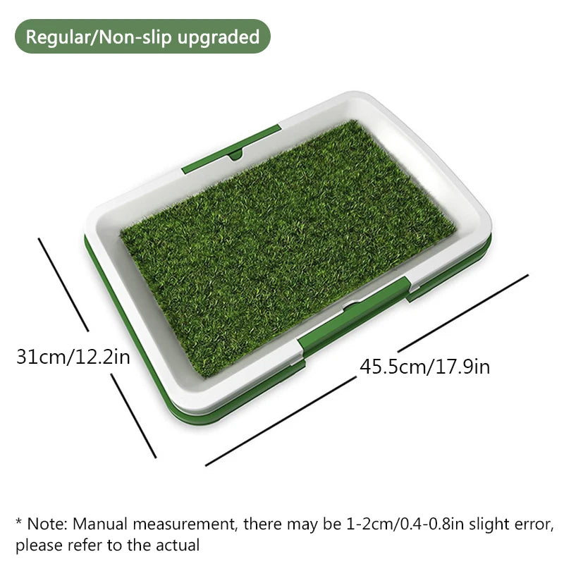 Pet Dog Toilet Artificial Grass Dog Potty Splashproof Washable Reusable Pee Pads Dog Training Toilet Puppy Pad Tray Pet Supplies
