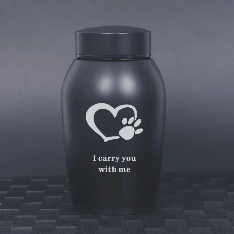 2025 Stainless Steel Dog Ashes Urn Dog Cat Bird Mouse Cremation Ashes Urn Pet Souvenir Jar Sealed Funeral for Dogs Supplies