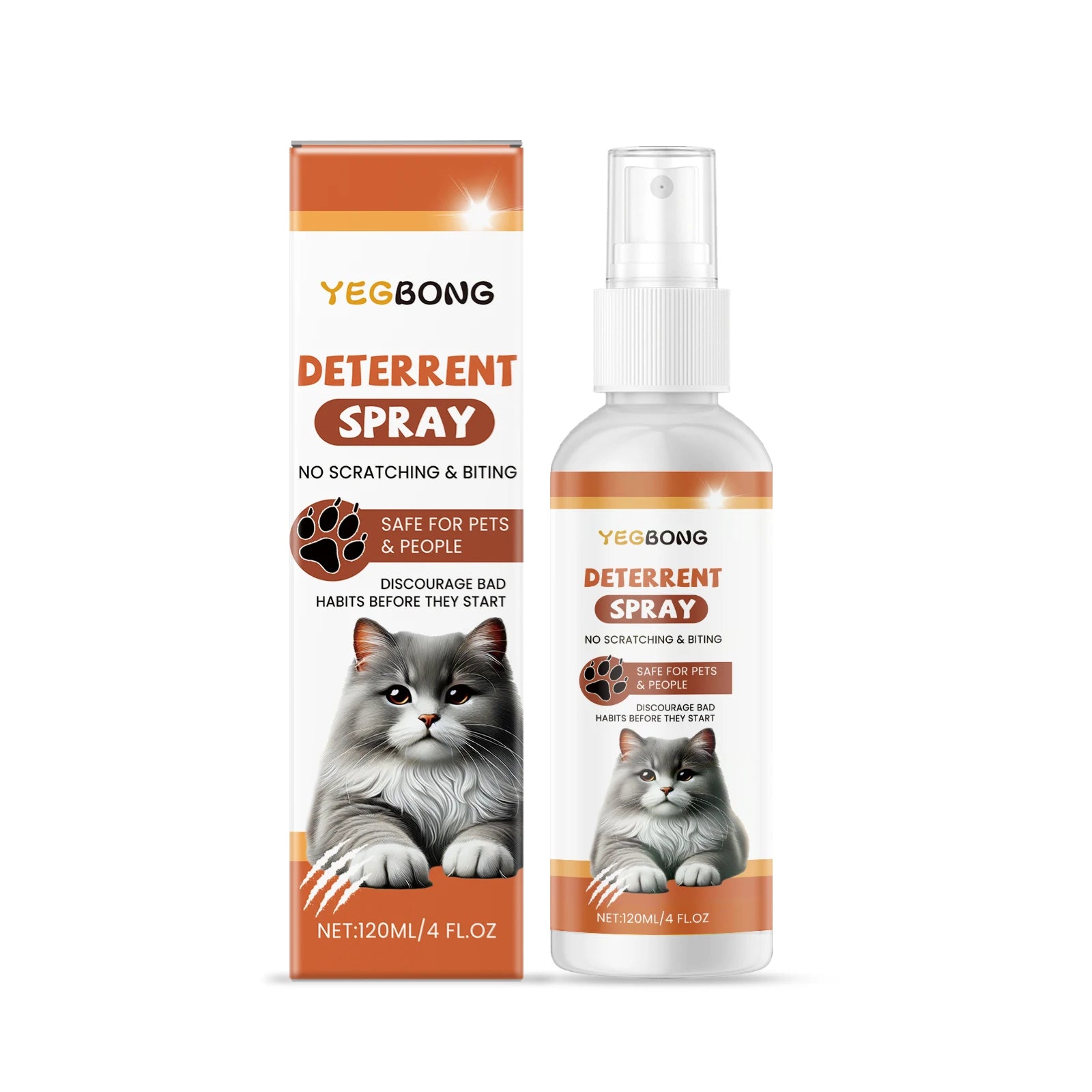 Car/Furniture-Specific Cat Deterrent Spray – Prevents Scratching & Inappropriate Urination, Protects Living Rooms & Bedrooms