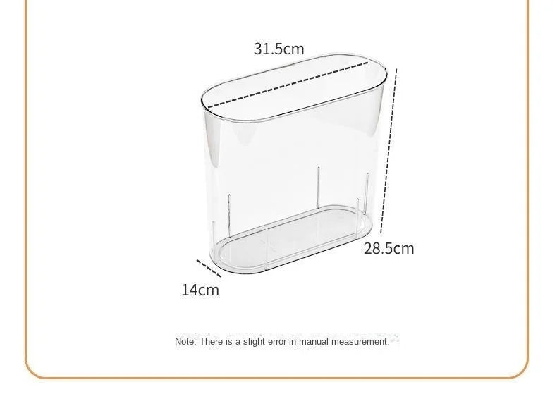 PET Aquarium Box Plastics Ultra-white Organic Glass Explosion-proof Fish Tank Tabletop Small Ecological Water Tank