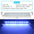 Aquarium LED Light Super Slim Fish Tank Aquatic Plant Grow Lighting Waterproof Bright Clip Lamp Blue LED 18-72cm for Plants 220v