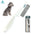 Oitabi 1/2Pcs Dog Face Comb Flea Comb for Dogs Fine Tooth Tear Stain Remover Comb, Removes Crust Mucus Stains Face Brush for Cat