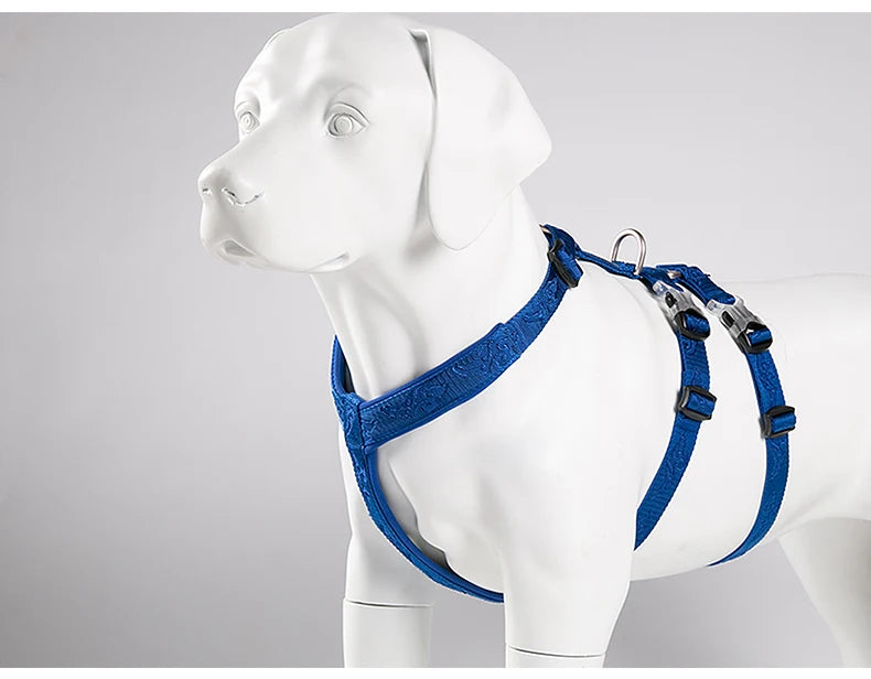 Winhyepet Dog Harness Pet Strap Adjustable Vest Triple Anti-escape Traveling Walking Pet Accessories For Small Meduim Large Dogs