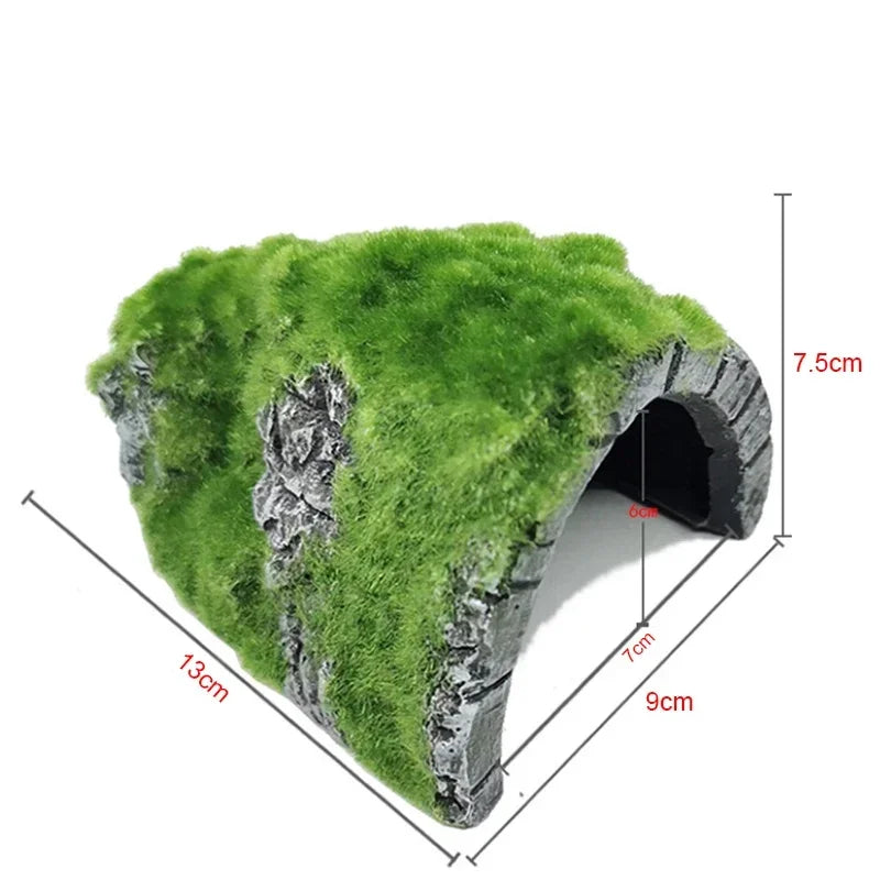 New Aquarium Decoration Resin Aquatic Fish Tank Ornament Decor Artificial Reptile Terrarium Turtle Accessories