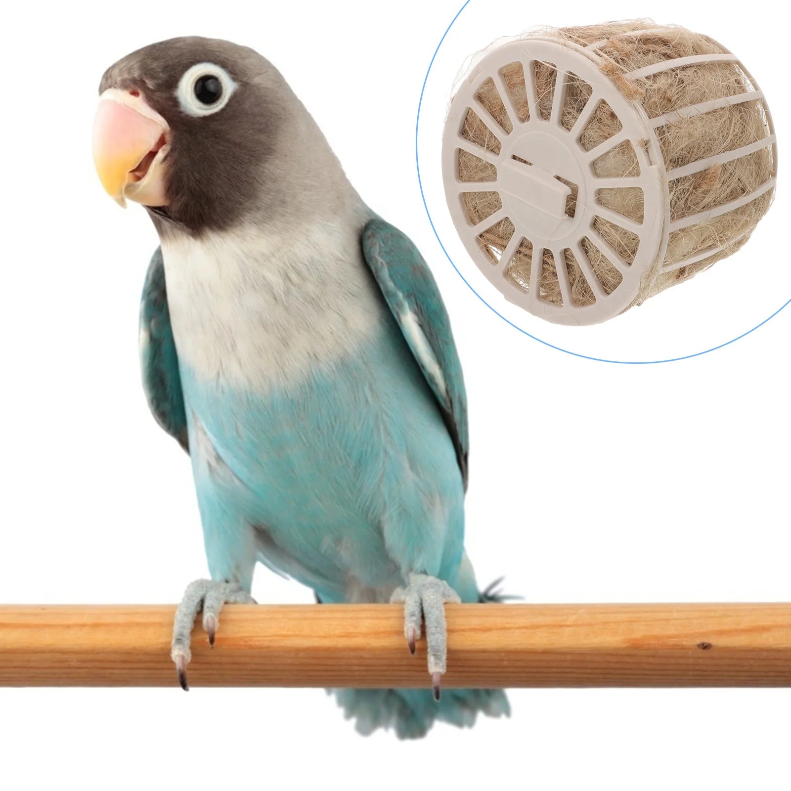Bird Nest Toy Bird Cage Canary Hatching Breeding Bowl Parrot Hideaway Shelter for Budgie Finches Parakeet Conures Cockatiel