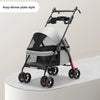 Pet Stroller Dogs Cats Teddy Bear Baby Stroller Small Pet Stroller Light and Foldable Suitable Outdoor Travel Dog Cat Supplies