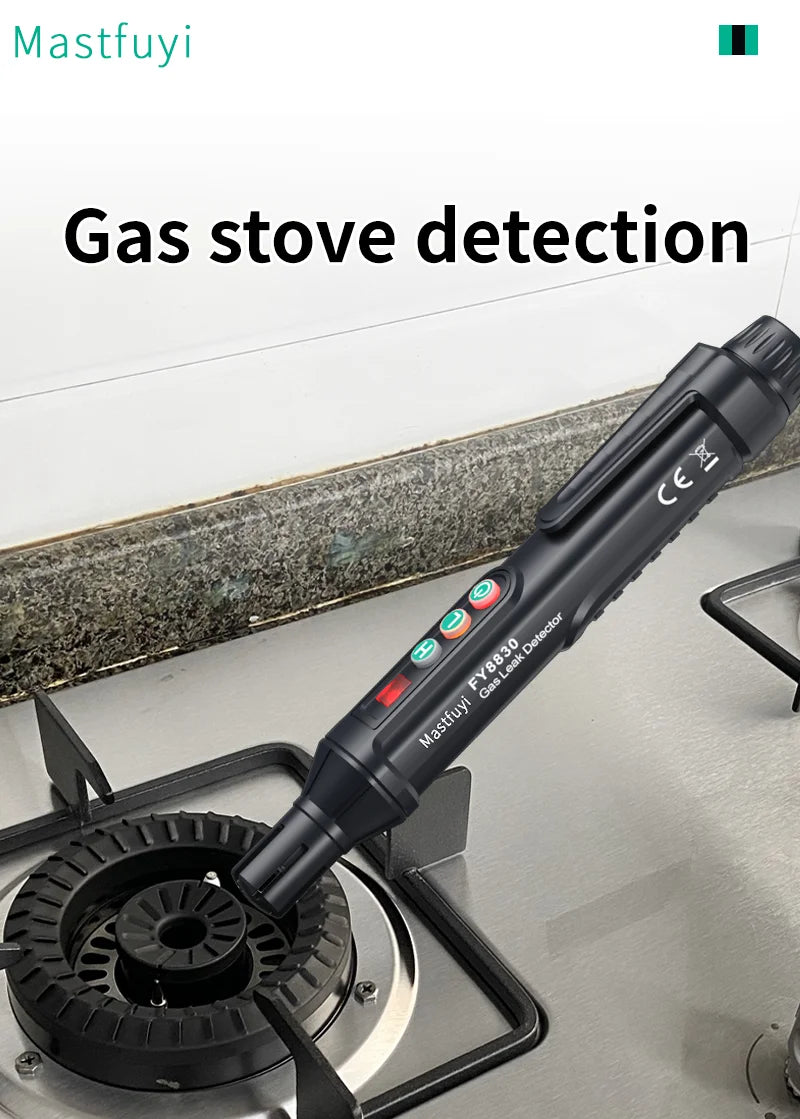 New Portable Gas Leak Detector Natural Gas Detector Combustible Gas Detector With Audible And Visual Alarm Gas Sniffer Test