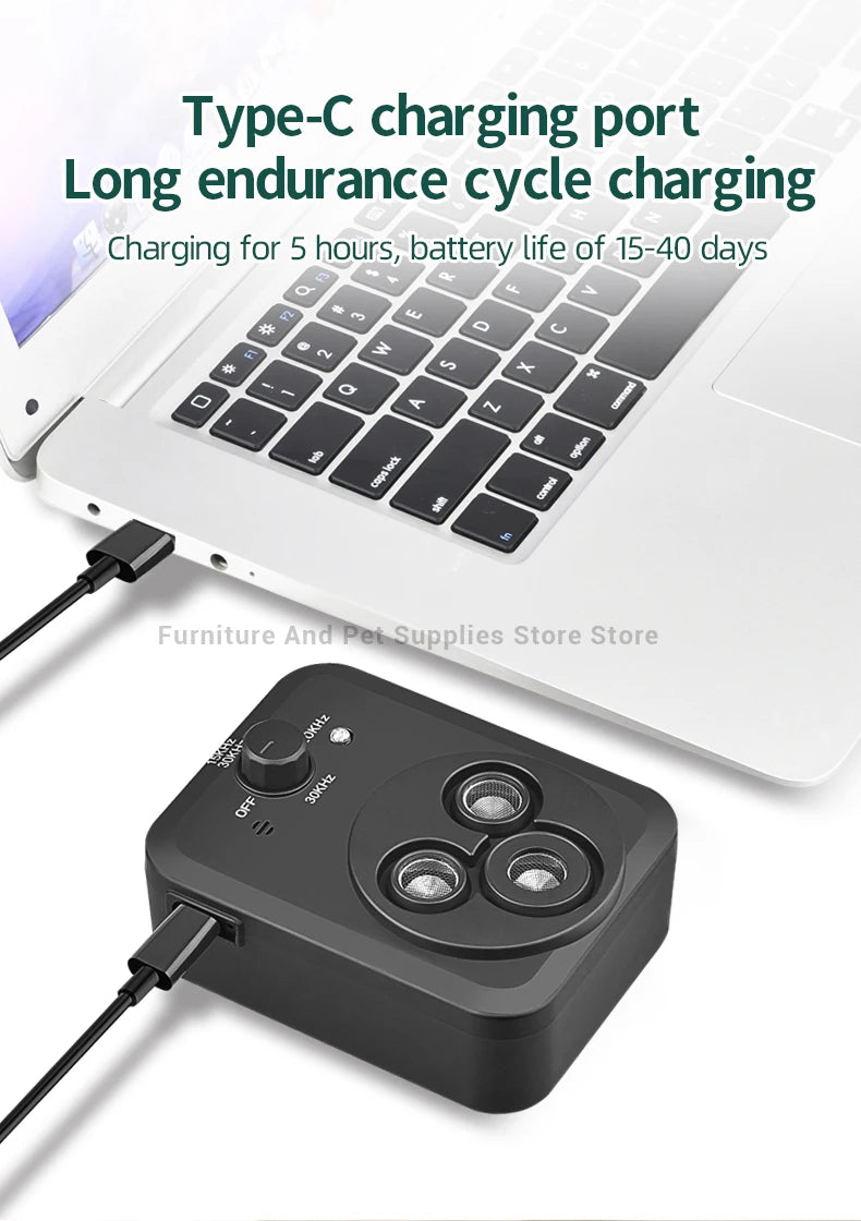 Anti Barking Devices Auto Barking Control Devices with 3 Modes Ultrasonic Dog Stop Barking Dog Devices