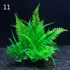 Artificial Aquarium Decor Plants Water Plastic Ornament Aquatic Plant Fish Tank Grass Decoration Accessories 14cm 12 Kinds