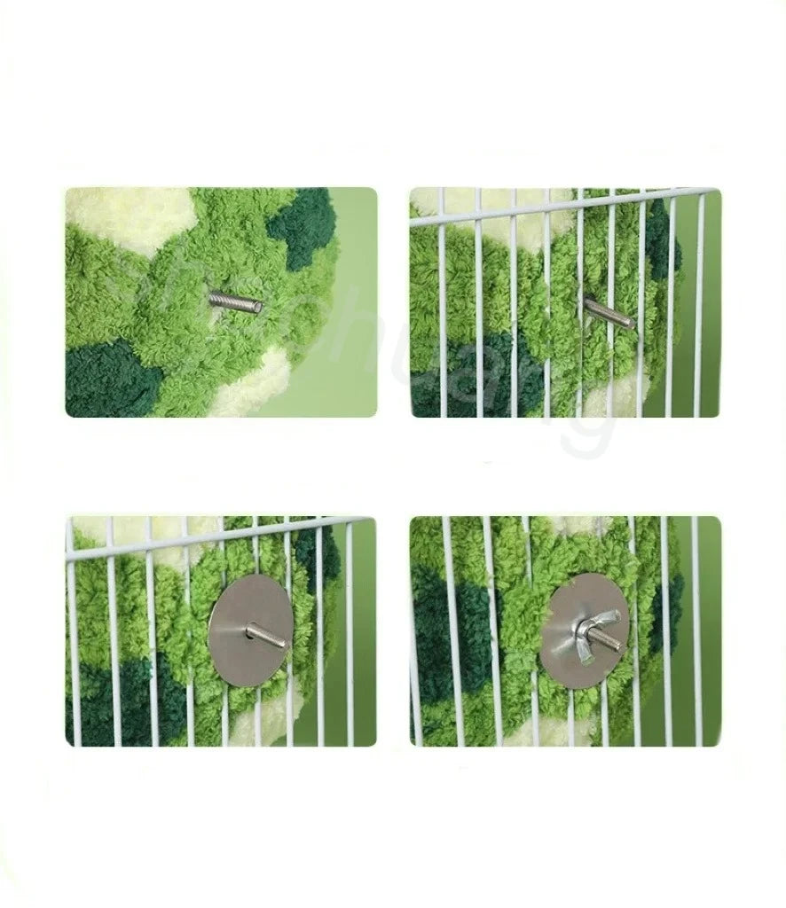 2025 Parrot Breeding Nest Versatile Winter Bird House Hanging Hammock Cage Accessories Breathable Warm Parrot Cage Nid Oiseaux