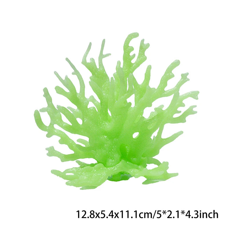 Mini Fish Tank Decorartion Resin Simulation Coral Micro Landscape Fish Tank Starfish Aquarium Decor Ornaments Plants Accessories
