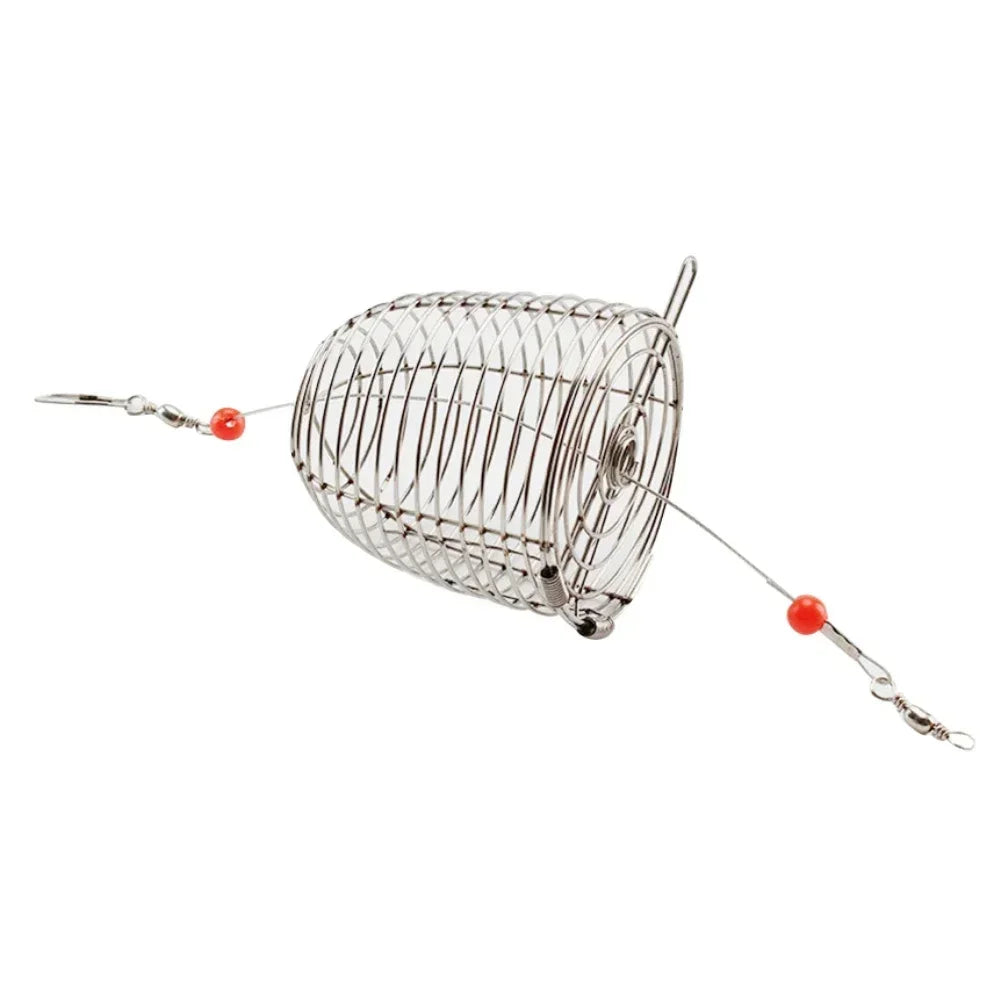 Shrimp Feeding Dish Stainless Steel Shrimp Bowls Feed Dish Metal Container Bait Cage Fish Tank Accessories for Shrimp Foods