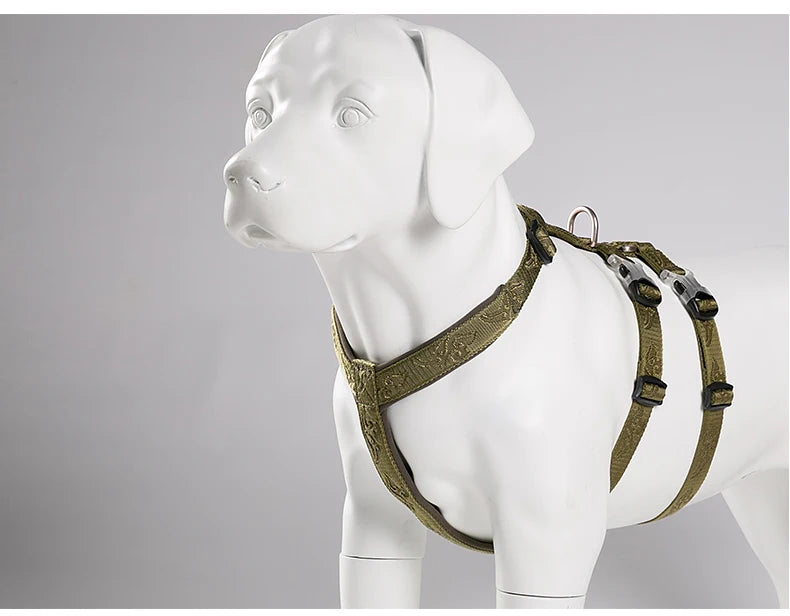 Winhyepet Dog Harness Pet Strap Adjustable Vest Triple Anti-escape Traveling Walking Pet Accessories For Small Meduim Large Dogs