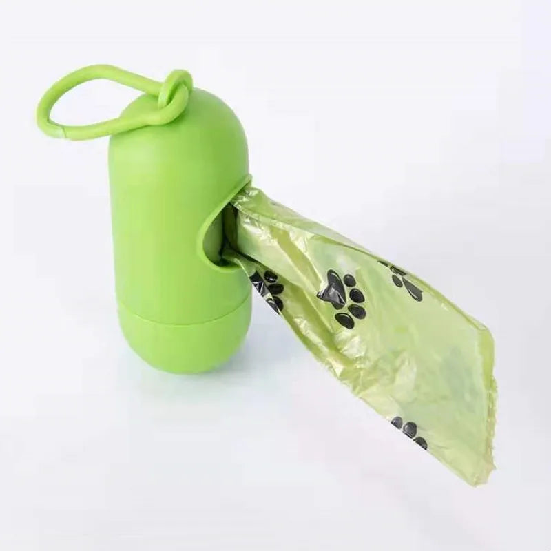 Biodegradable Pet Waste Bags Thickened Portable Printed Dog Poop Bags Eco-friendly Outdoor Pet Poop Pickup Bags with Organizer