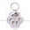 Pet Hair Commemorative Keychain Pu Leather Cat And Dog Fur Souvenir Keychain Dog Paw Pendant Pet Hair Storage Pendant Decoration