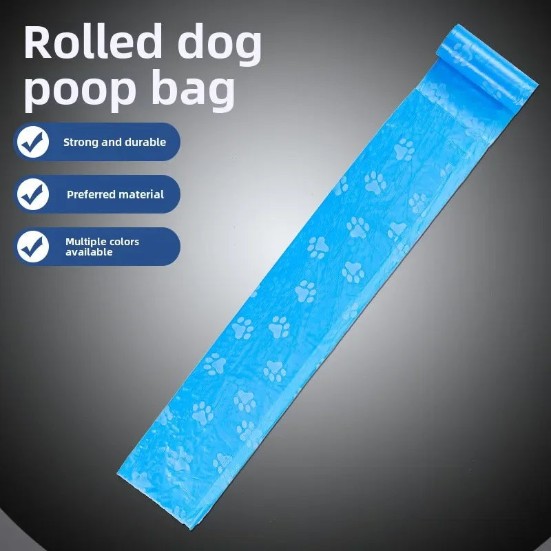 Litter Outdoor Home Clean Pet Poop Bag Solid Color Printed Pet Garbage Bag Clean Poop Bag Dog Walking Portable Poop Bag For Dogs