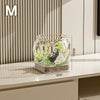 Fish Tank Aquarium Transparent Round Ornamental Portable Goldfish FishBowl Plastic Lightweight Aquarium for Fish Home Desk Decor