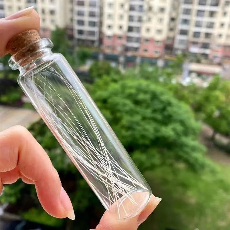 Cat Beard Storage Bottle Collect Luck Commemorative Pet Hair Cat Dog Teeth Preservation Souvenir Beard Collection Bottle