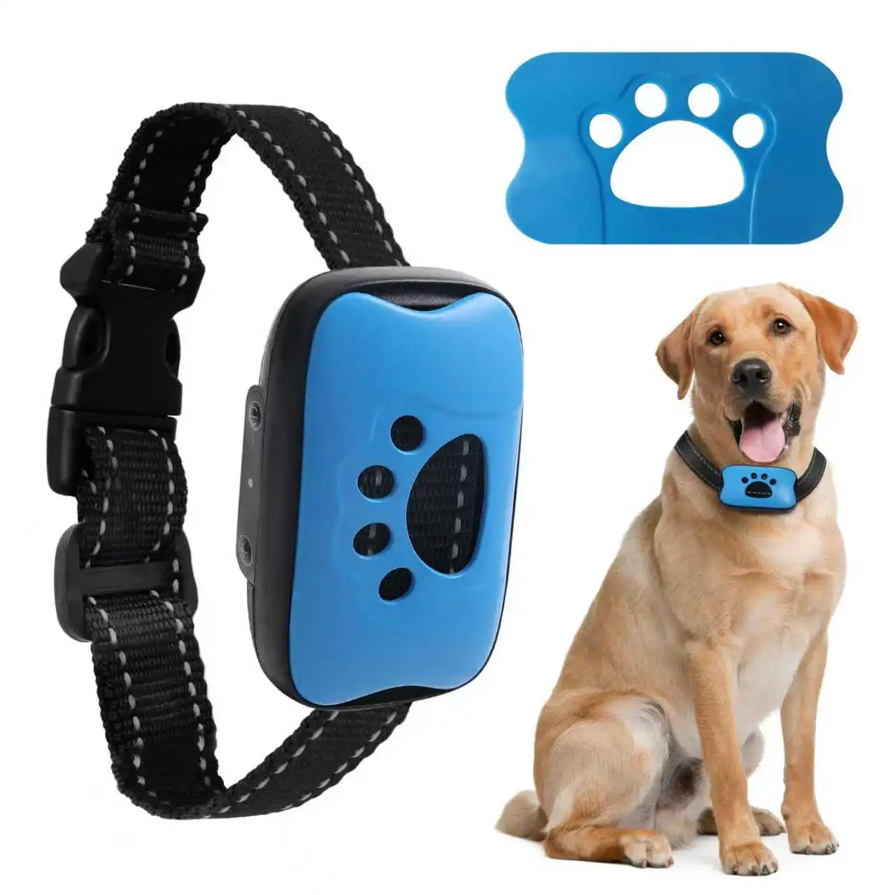 Electric Dog Training Collar Waterproof Dog Bark Collar USB Rechargeable Anti Barking Device Pet Dogs Accessories