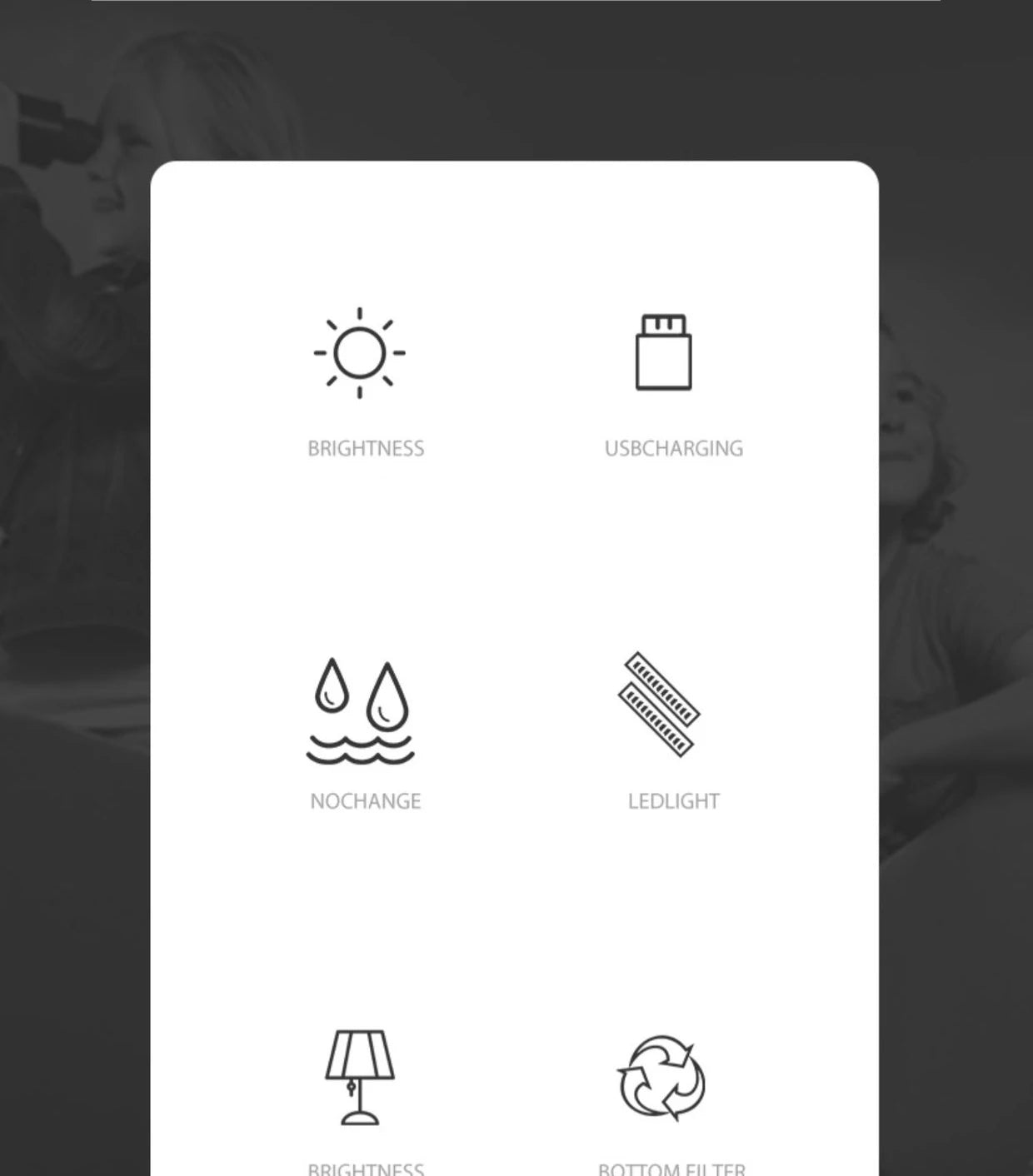 Fish tank living room small landscape ecological tank household USB powered mini tank fish tank