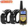 Electric Dog Training Collar Waterproof Dog Bark Collar Pet With Remote Control Rechargeable Anti Barking Device All Breed Dogs