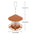 Garden Gazebo Hanging Wild Bird Feeder Outdoor Container With Hang Rope Pet Bird Feeding House Type Bird Feeder New Dropshipping