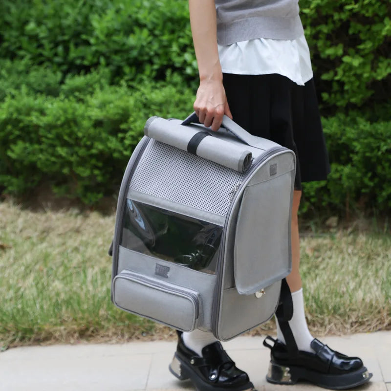 Portable Bird Carrier Bird Backpack Bag with Perch and Tray for Parrots Parakeets Cockatiels Pets Travel Large space Bird Cage