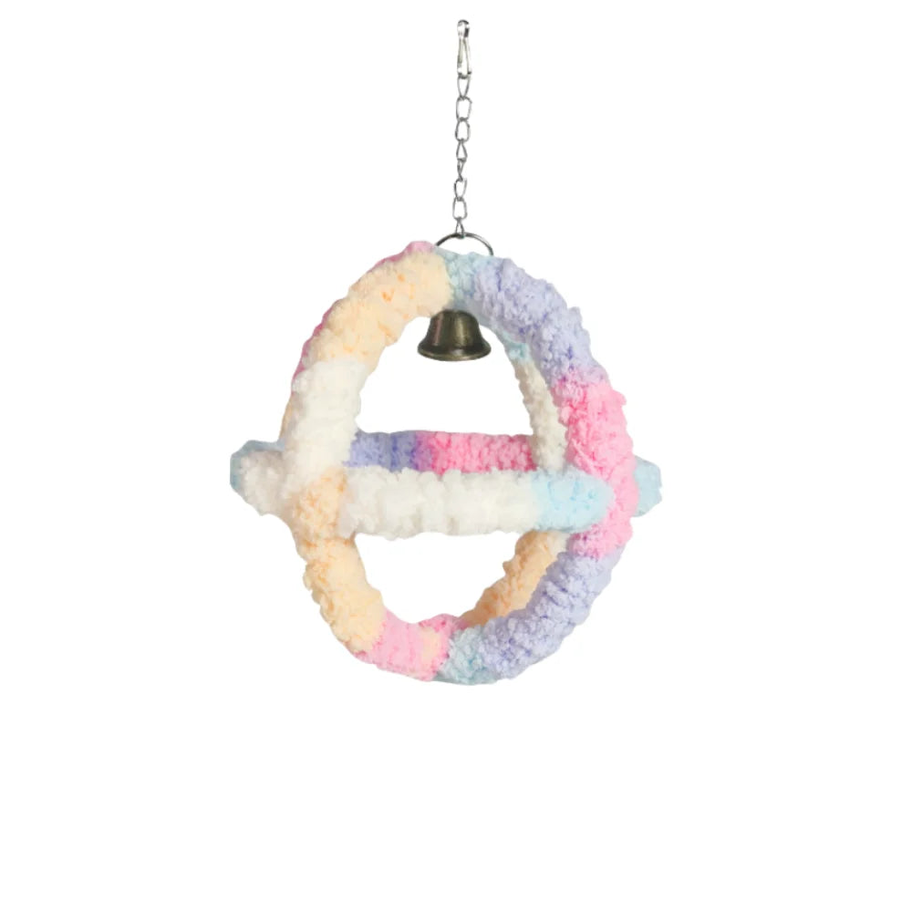 New Warm Winter Bird Nest Colorful Hanging Parrot Hideaway Bird Cage Accessories Small Pet House for Hummingbird