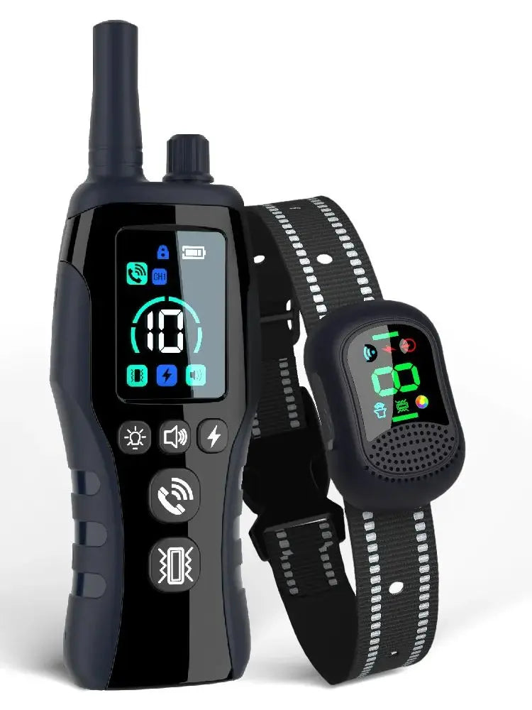 Dog Shock Collar 6500 ft Waterproof Training Collar for Dogs with Rechargeable Remote Beep Vibration Humane Shock Remote Calling