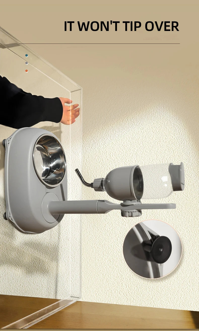 HOOPET Automatic Pet Dispenser Anti-tip Dog Bowl Drinking Water Bottle Feeder Hanging Kettle Cat Food Container Pets Supplies