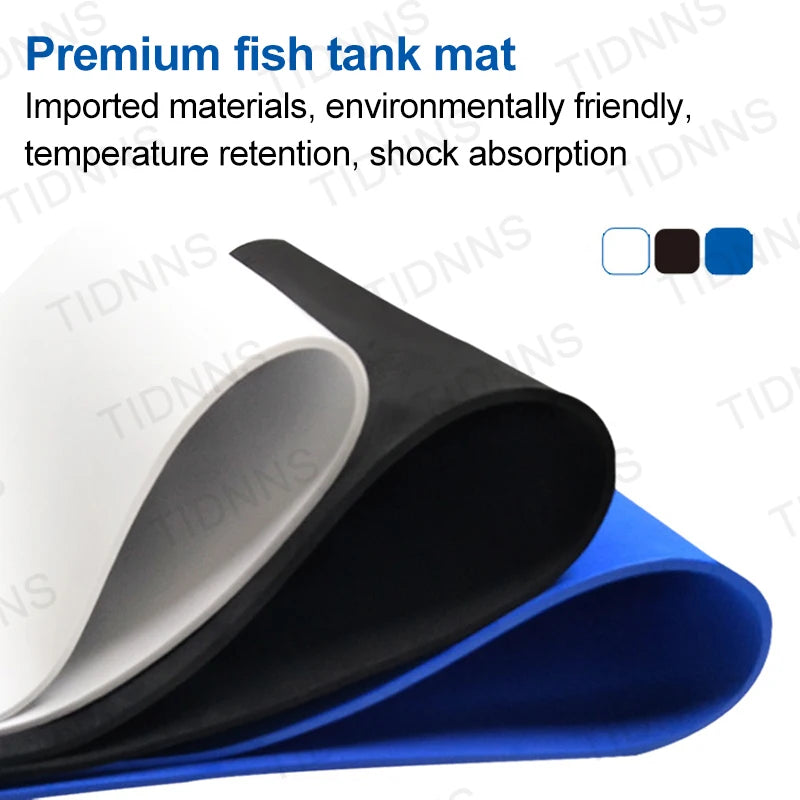 Fish Tank Mat Aquarium Anti-Slip Pad Shock-Absorbing Mute Thickened Black Mat Turtle Tank Landscaping Environmental Insulation