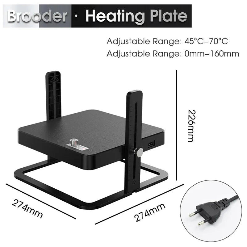 Small Brooding Kiosk With Pet Heating Heating Plate Safety Temperature Control Intelligent Chicken Heater