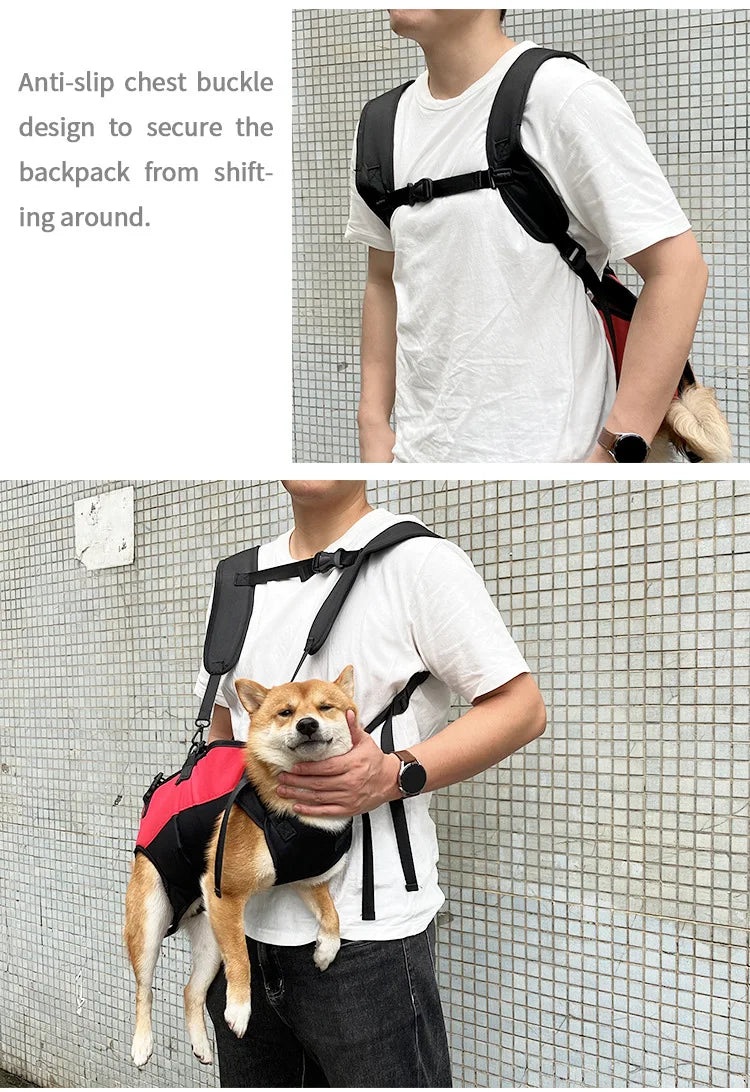 Pet Travel Backpack(3 sizes) Shoulder Carrier Outdoor Hiking Walking Durable Comfortable Oxford Fabric Dog/Cat Carrier